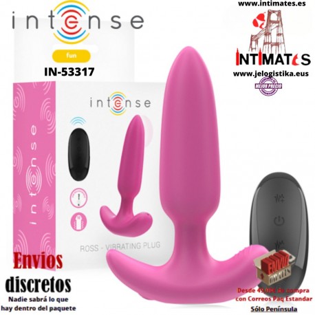 Ross ·  Plug anal vibrador con control remoto · Intense