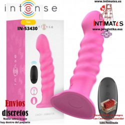 Cindy L · Vibrador con diseño espiralado · Intense