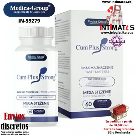 Cum Plus Strong · Cápsulas para aumento de semen 60cap · Medica Group