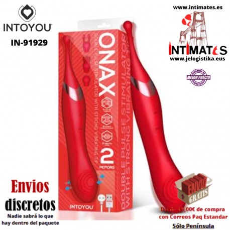 Onax · Estimulador de clítoris punta vibrante · Intoyou