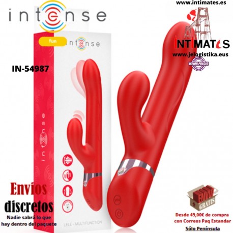 Lele · Vibrador multifunción con otación, oscilación y estimulación · Intense