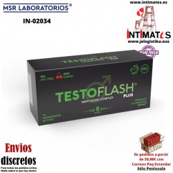 Testoflash® (8 sobres) · Gel oral para la erección · MSR Lab