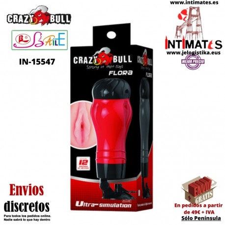 Flora · Masturbador vagina ultra estimulación · Crazy Bull