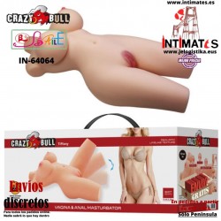 Tiffany · Torso realístico femenino - Vagina y ano · Crazy Bull