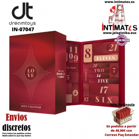 Love Box · Calendario Sexy de Adviento · Dreamtoys