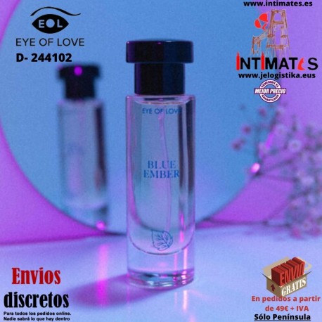 Blue Ember 30ml · Perfume con feromonas para atraerlas ♂ · Eye of Love