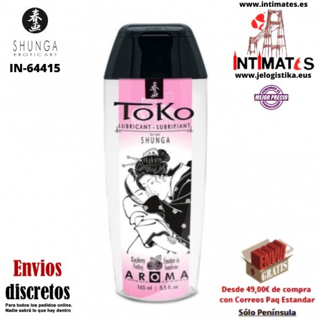 Toko Aroma · Lubricante natural que facilita la penetración · Shunga
