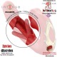 Nathy · Vibrador doble con vibración y estimulación · Intense