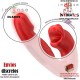 Nathy · Vibrador doble con vibración y estimulación · Intense