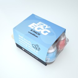 Ezy Eggs · Paquete de 6 huevos masturbadores · Crushious