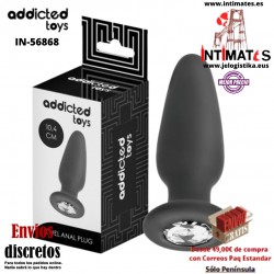 Plug anal  con joya - 104mm · Addicted toys