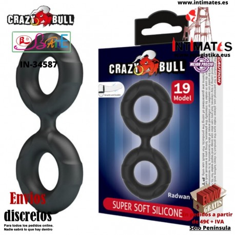Radwan · Anillo doble de silicona · Crazy Bull