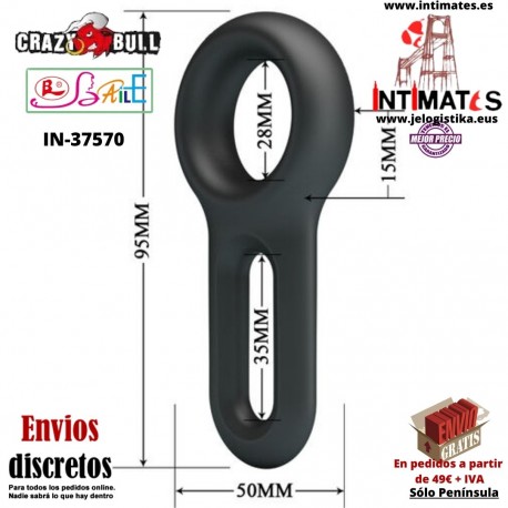 Oniel · Anillo de silicona super suave · Crazy Bull