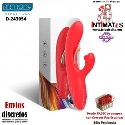 Vibrador estimulador Punto G y Clítoris con lengua oscilante · Armony