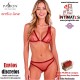 Belissana ·  Conjunto de sujetador y tanga burdeos · Passion
