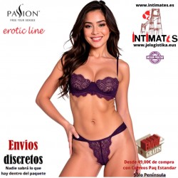 Tivolea ·  Conjunto de sujetador y tanga violeta · Passion