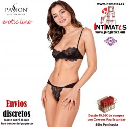 Tivolea ·  Conjunto de sujetador y tanga negro · Passion