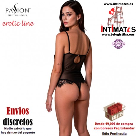 Zovel · Body negro delicado y sofisticado · Passion