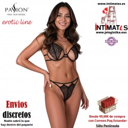 Resilque ·  Conjunto de sujetador y tanga negro · Passion