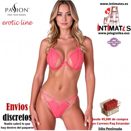 Resilque ·  Conjunto de sujetador y tanga rojo · Passion