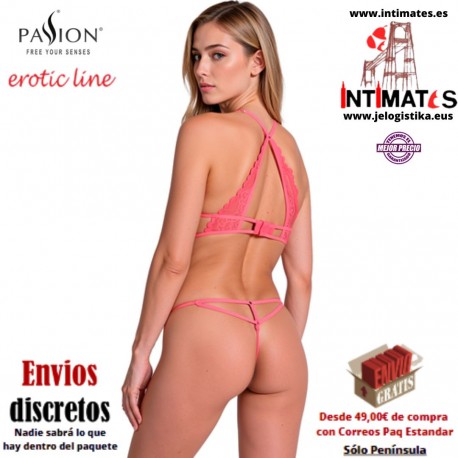Resilque ·  Conjunto de sujetador y tanga rojo · Passion