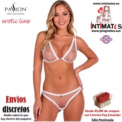 Belissana ·  Conjunto de sujetador y tanga blanco · Passion