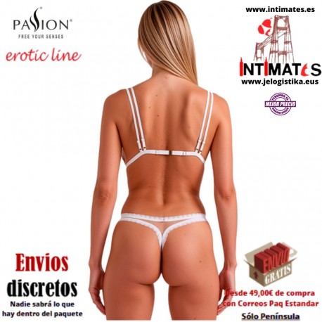 Belissana ·  Conjunto de sujetador y tanga blanco · Passion