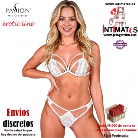 Anuvera ·  Conjunto de sujetador y tanga blanco · Passion