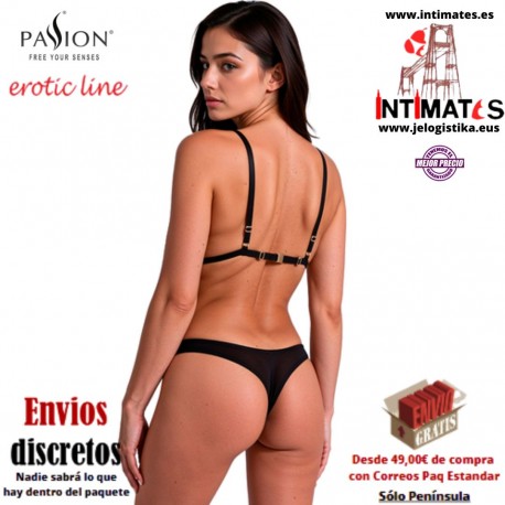 Anuvera ·  Conjunto de sujetador y tanga negro · Passion
