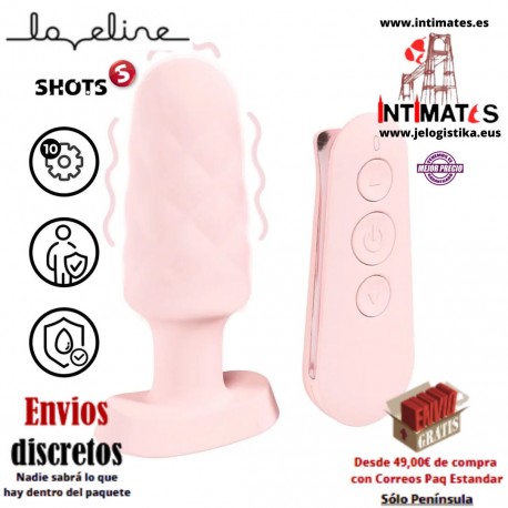 Velvet · Plug suave y texturizado con 10 f de vibración · Loveline