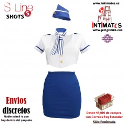 Stewardess Costume · Disfraz de azafata · S-Line