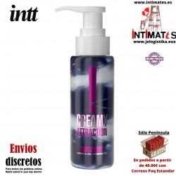 Creamy Attaction · Crema hidratante y gel besable con sabor a mora · Intt