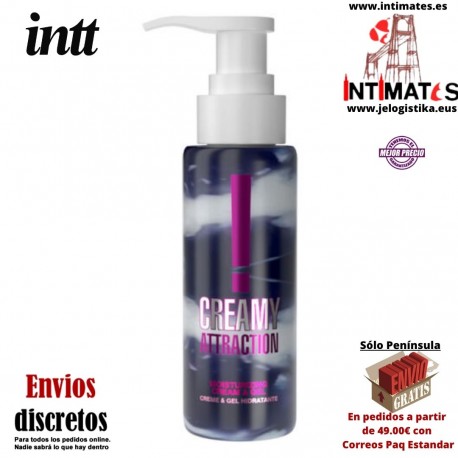 Creamy Attaction · Crema hidratante y gel besable con sabor a mora · Intt