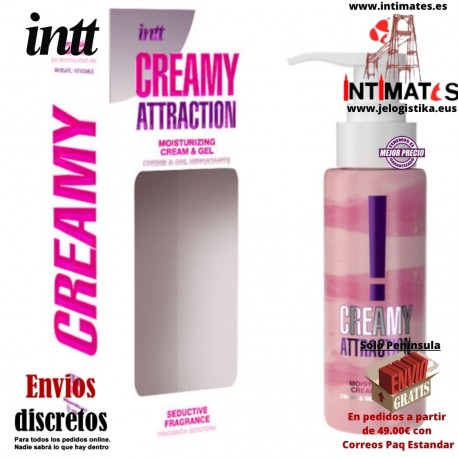Creamy Attaction · Crema y gel con fragancia afrodisíaca · Intt