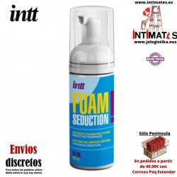 Foam Seduction · Espuma limpiadora íntima · Intt