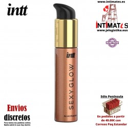 Sexy Glow · Iluminador corporal con microperlas · intt