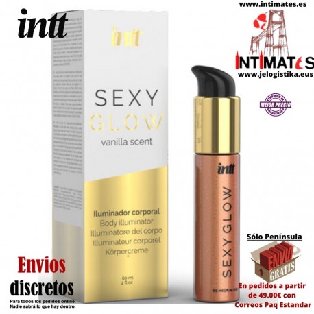 Sexy Glow · Iluminador corporal con microperlas · intt