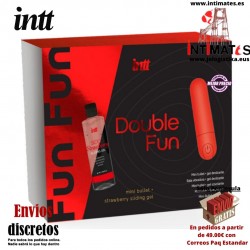Double Fun · Bala vibradora y gel de masaje · intt