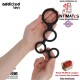 Cock Ring and Ball Splitter · Anillo para el pene con divisores para testículos· Addicted toys