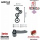 Cock Ring and Ball Splitter · Anillo para el pene con divisores para testículos· Addicted toys