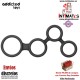 Cock Ring and Ball Splitter · Anillo para el pene con divisores para testículos· Addicted toys