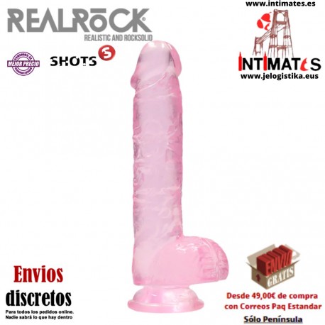 Crystal Clear · Realistic Dildo with Balls · RealRock