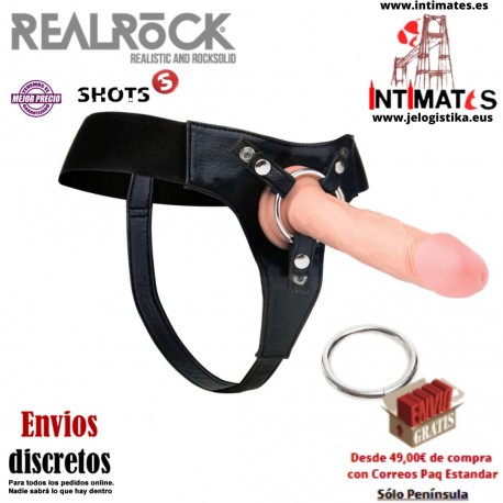 Harness Deluxe · Consolador con vibrador  · RealRock