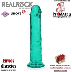 Crystal Clear 7''· Consolador realista recto con ventosa  · RealRock