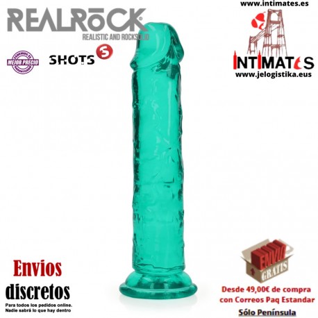 Crystal Clear 7''· Consolador realista recto con ventosa  · RealRock