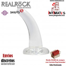 Crystal Clear 5" · Consolador no realista con ventosa 13 cm · RealRock