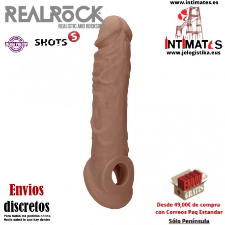 Penis Sleeve 8" · Funda para el pene 200mm · RealRock