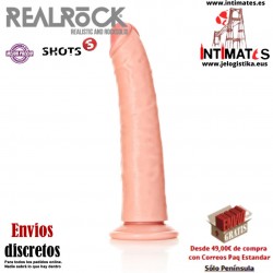 Slim Dildo 7" · Consolador delgado y realista con ventosa · RealRock