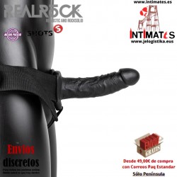 Hollow Strap-On · Arnes com dildo hueco - 155 mm · RealRock