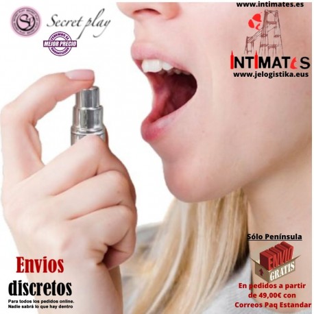 Spray para sexo oral y besos profundos 11gr · Menta fría y efecto refrescante · Secret Play